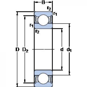 підшипник W 61706-2RZ SKF