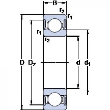 підшипник W 61701-2RS1 SKF