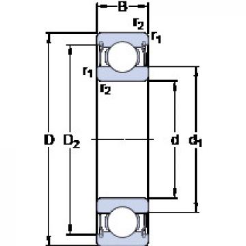 підшипник W 61704-2ZS SKF