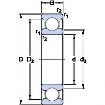 підшипник W 63806 SKF