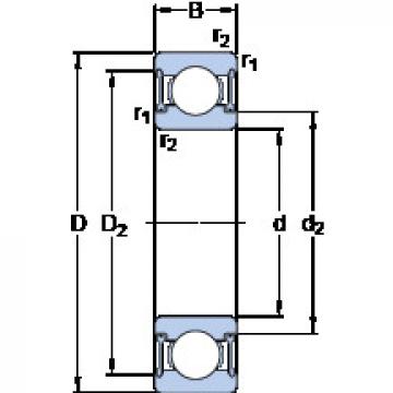 підшипник W 63803-2RZ SKF