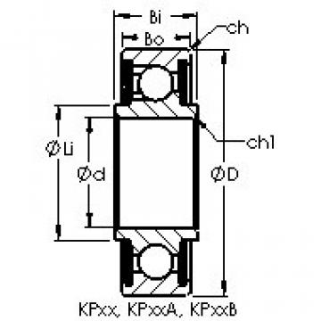 підшипник KP23B AST