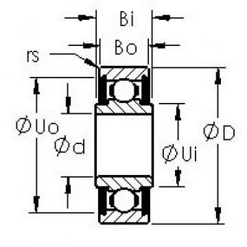 підшипник SRW188-2RS AST