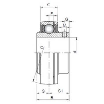 підшипник UC209 ISO