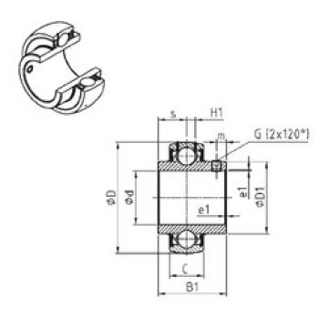 підшипник UC207-22 SNR