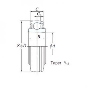 підшипник UK205 KOYO