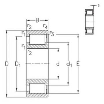 підшипник NCF2216-V NKE