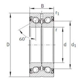 підшипник ZKLN3062-2RS-PE INA