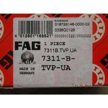 New FAG 7311-B-TVP-UA NIB