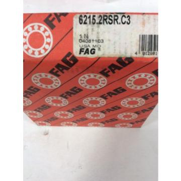 FAG 6215-2RSR-C3 Deep Groove Ball Bearing