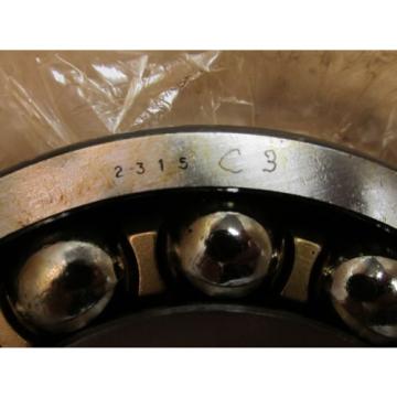 NEW FAG 2315 C3 SELF ALIGNING BEARING 2315C3 75x160x55 mm