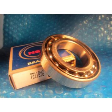 NSK  7211 BYG, 7211BYG, Angular Contact Ball Bearing,  (=2 FAG, NTN, SKF, )