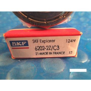 SKF 6202 2Z C3, ZZ, Single Row Radial Bearing (=2 NTN, NSK, FAG)