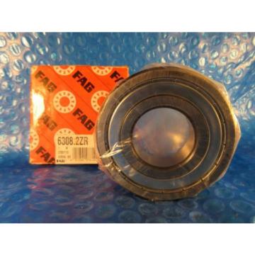 FAG 6308 2ZR, ZZ,Single Row Radial Bearing, (SKF 2Z, NSK, NTN, Timken 308KDD)