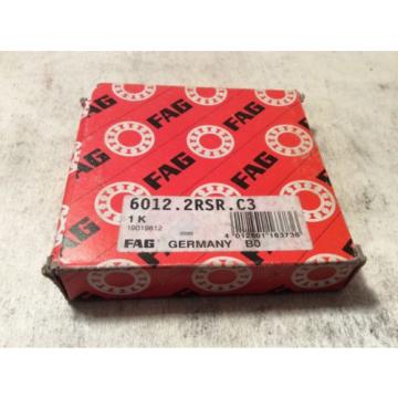 FAG /NTN JAPAN BEARING #6012.2RSR.c3 ,30 day warranty, free shipping lower 48!