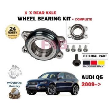 FOR AUDI Q5 + SQ5 TDI TFSI QUATTRO 2009 &gt;NEW FAG 1 X REAR WHEEL BEARING KIT