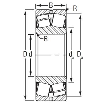 Timken TAPERED ROLLER 23064EJW25W507C08C3    