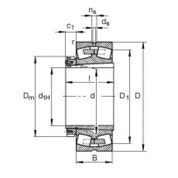 підшипник 239/560-B-K-MB + H39/560-HG FAG #1 image