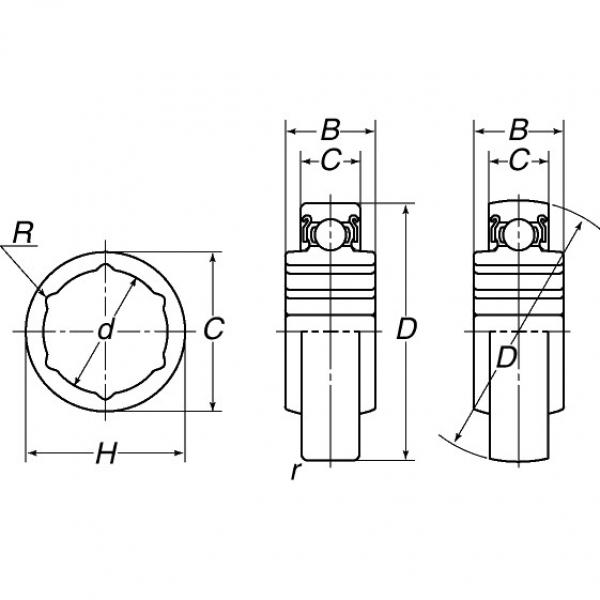 1AH04-11/16 NTN SPHERICAL ROLLER NTN JAPAN BEARING #5 image