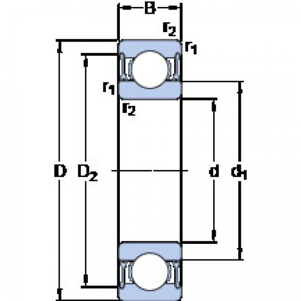 підшипник 635-2RZ SKF #1 image