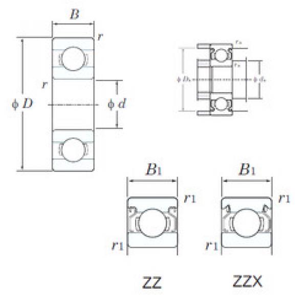 підшипник WML4008ZZ KOYO #1 image