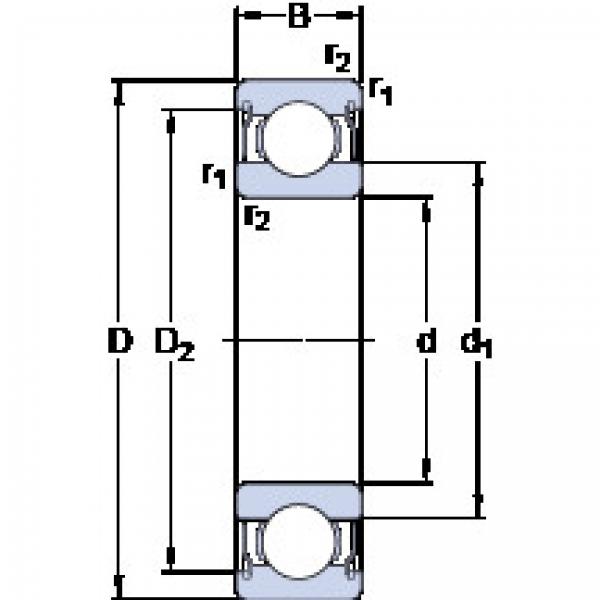 підшипник W 61701-2ZS SKF #1 image