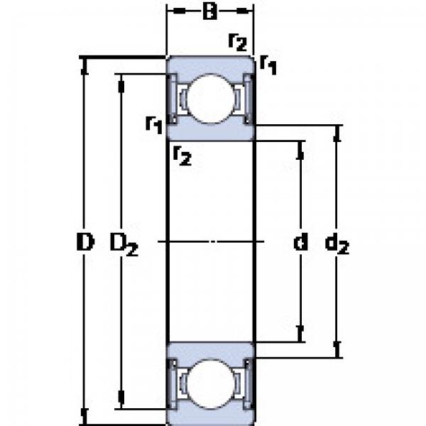 підшипник W 6000-2RS1/VP311 SKF #1 image