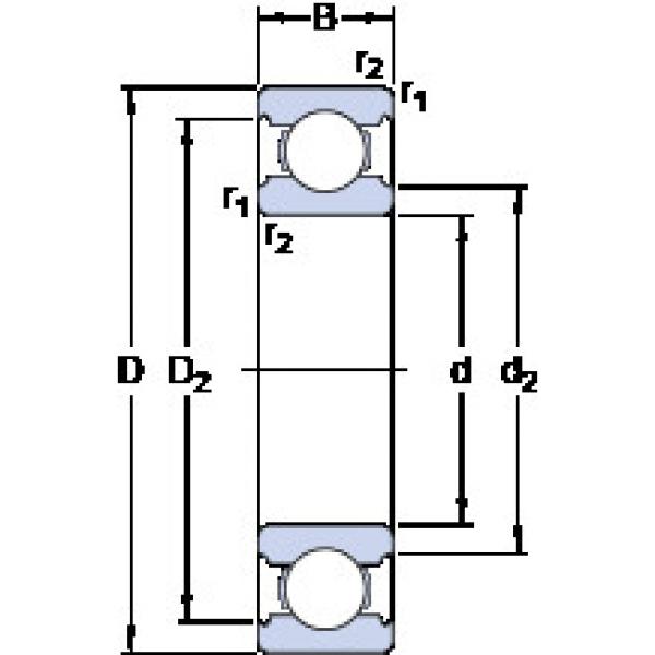 підшипник W 61800 SKF #1 image