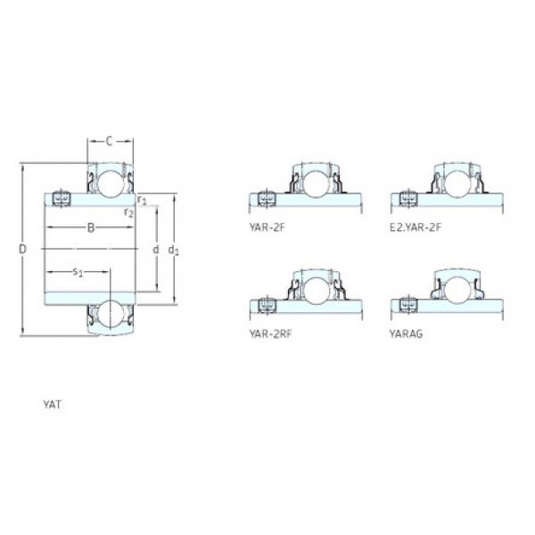 підшипник YAR207-106-2RF/HV SKF #1 image