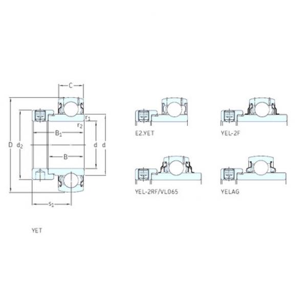 підшипник YEL204-2RF/VL065 SKF #1 image