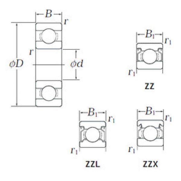 підшипник WOB74 ZZ KOYO #1 image