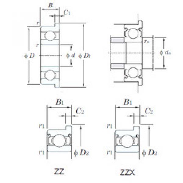 підшипник WF684ZZ KOYO #1 image