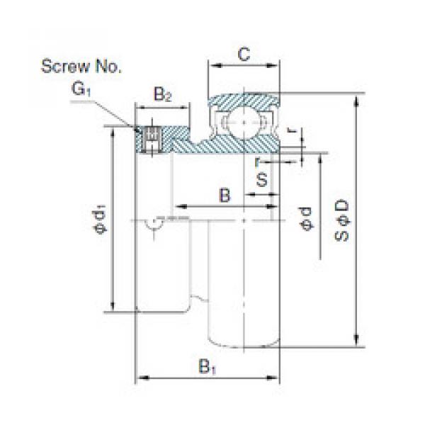 підшипник KH203AE NACHI #1 image