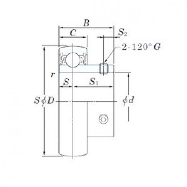 підшипник UCX07-22 KOYO #1 image