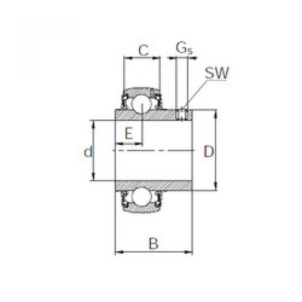 підшипник UC211 KBC #1 image