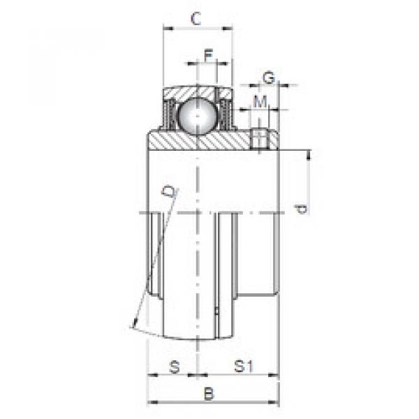 підшипник UC202 ISO #1 image