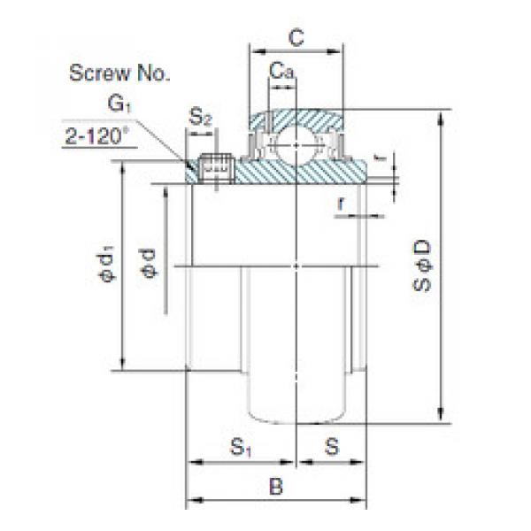 підшипник UC206 NACHI #1 image