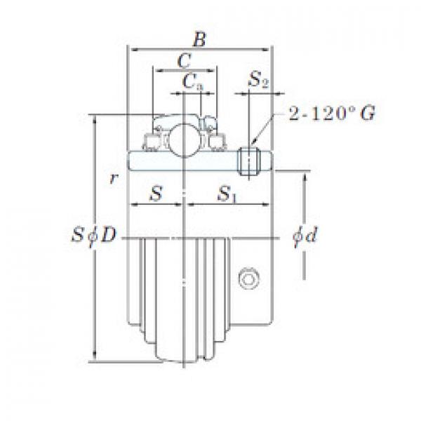 підшипник UC207L3 KOYO #1 image