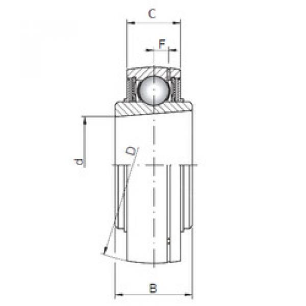 підшипник UK205 ISO #1 image