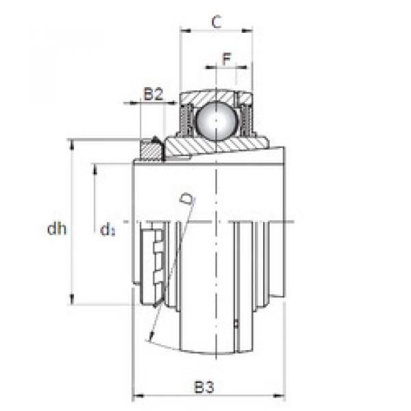 підшипник UK208+H2308 CX #1 image