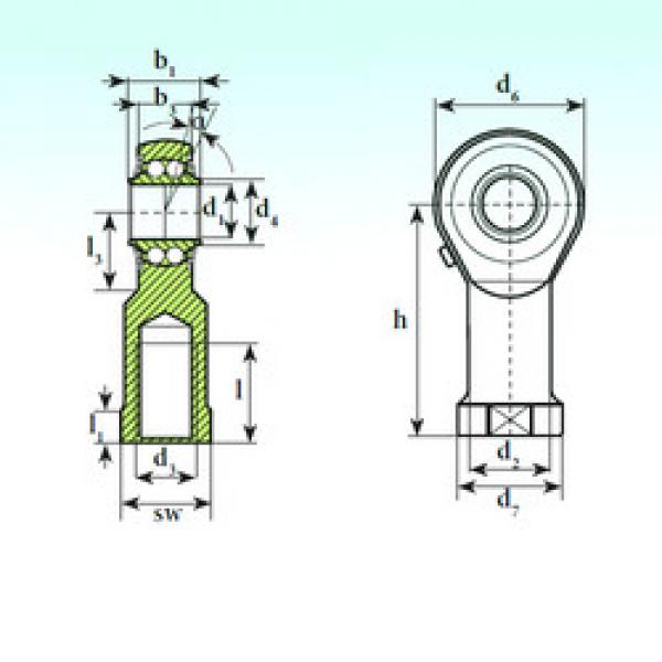 підшипник TSF 10 BB ISB #1 image