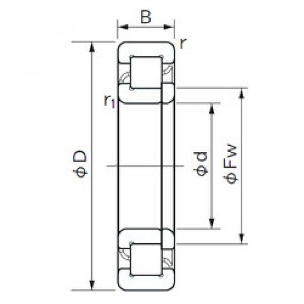 підшипник NUP 1006 NACHI #1 image