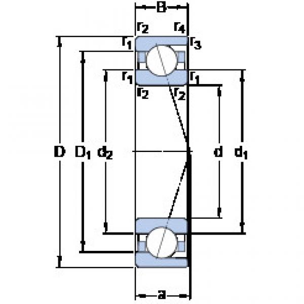 підшипник 71809 ACD/HCP4 SKF #1 image