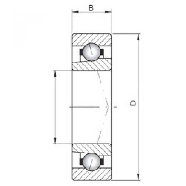 підшипник 71808 ATBP4 CX #1 image