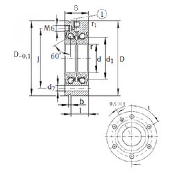 підшипник ZKLF50115-2Z INA #1 image