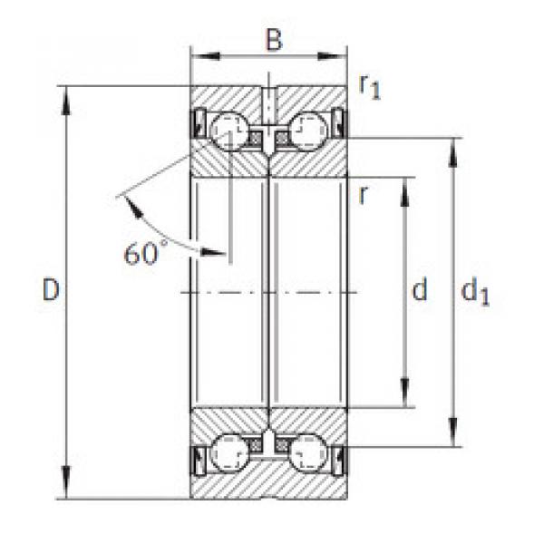 підшипник ZKLN0832-2RS INA #1 image