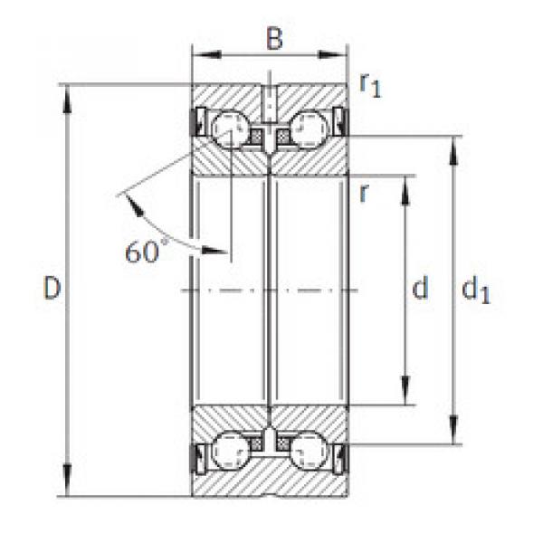 підшипник ZKLN2052-2RS-PE INA #1 image