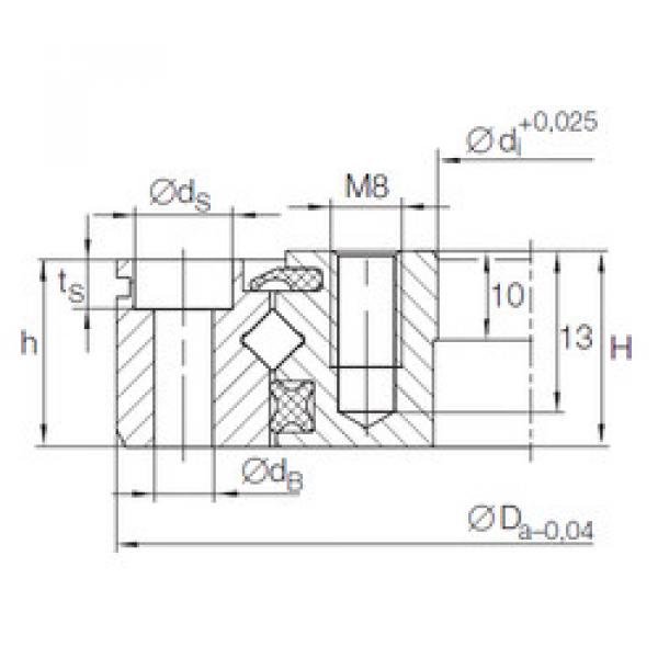 підшипник XU 05 0077 INA #1 image