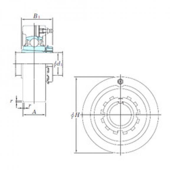 підшипник UKC318 KOYO #1 image