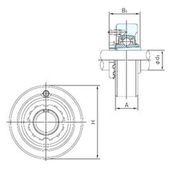 підшипник UKC316+H2316 NACHI #1 image